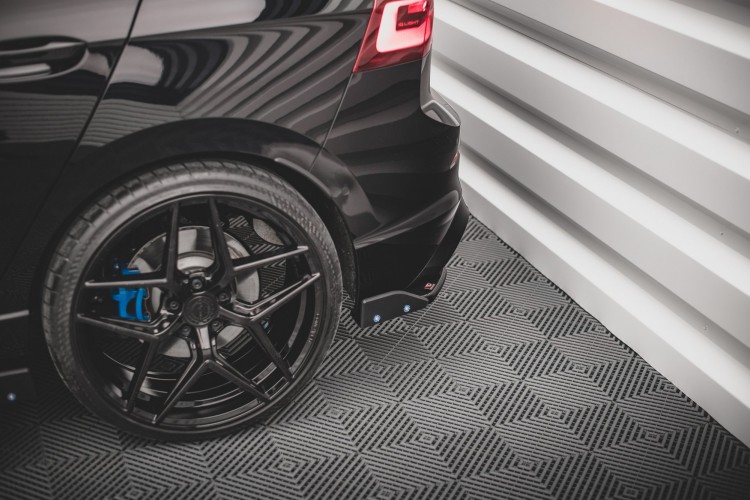 Πίσω Πλευρικοί Splitters V.2 + Flaps Volkswagen Golf R Hatchback Mk8 Facelift