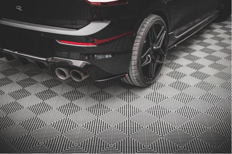 Πίσω Πλευρικοί Splitters V.3 για Volkswagen Golf R Hatchback Mk8 Facelift