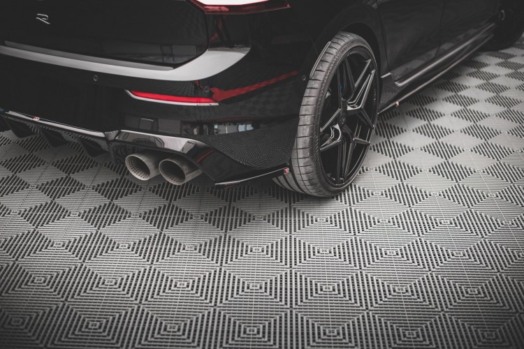 Πίσω Πλευρικοί Splitters V.3 για Volkswagen Golf R Hatchback Mk8 Facelift