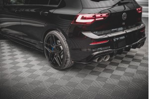 Rear Side Splitters V.4 for Volkswagen Golf R Mk8
