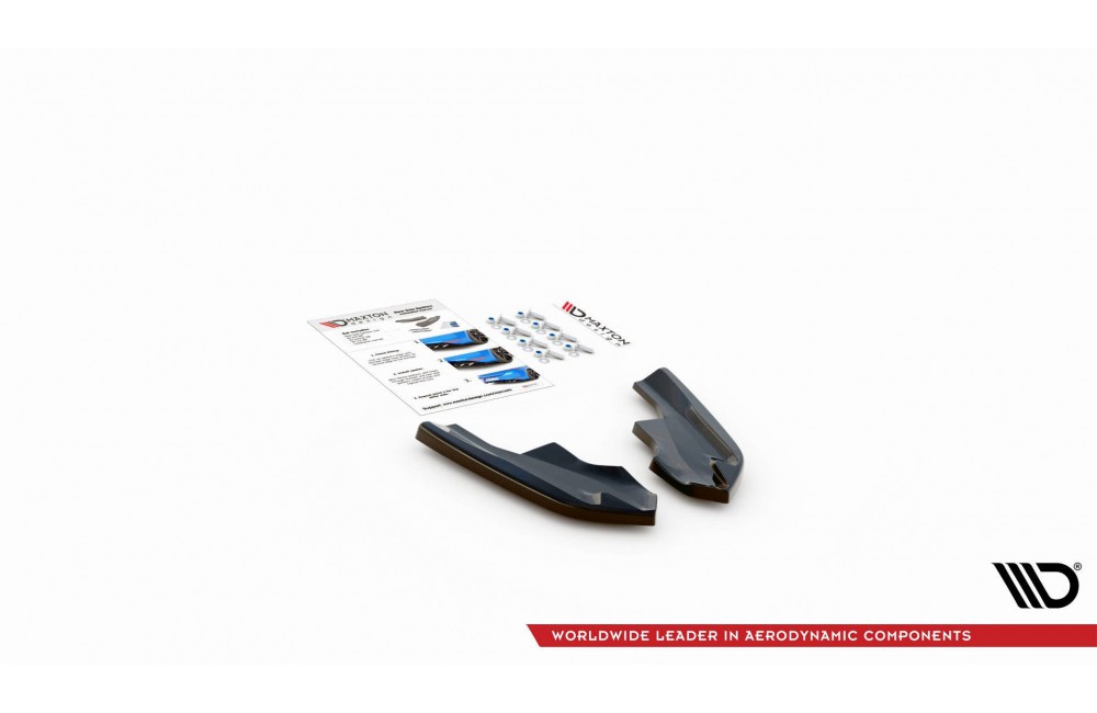 Rear Side Splitters V.4 for Volkswagen Golf R Mk8