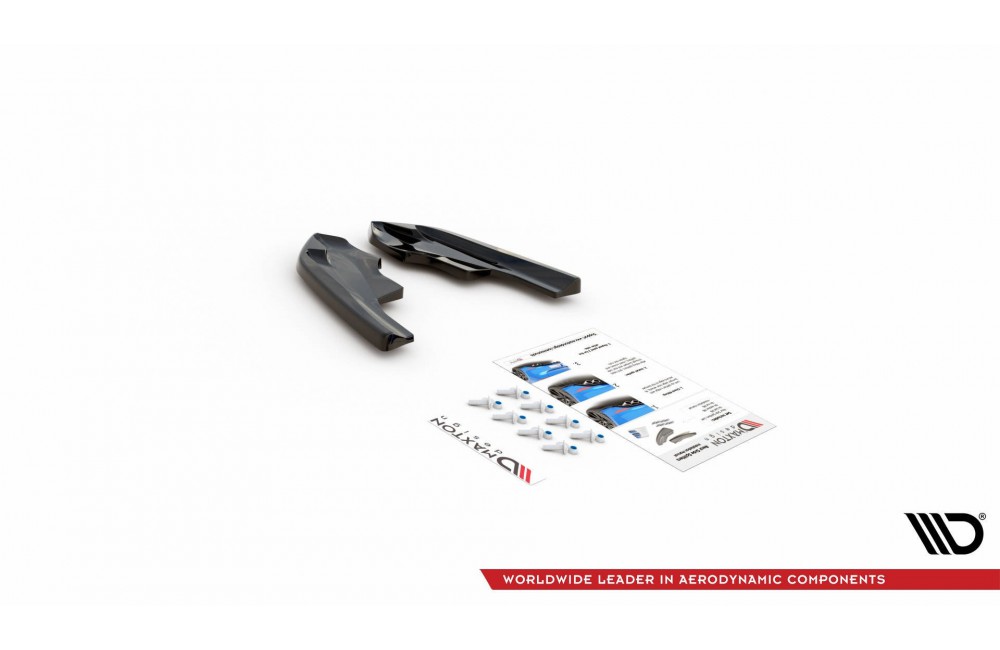 Rear Side Splitters V.4 for Volkswagen Golf R Mk8