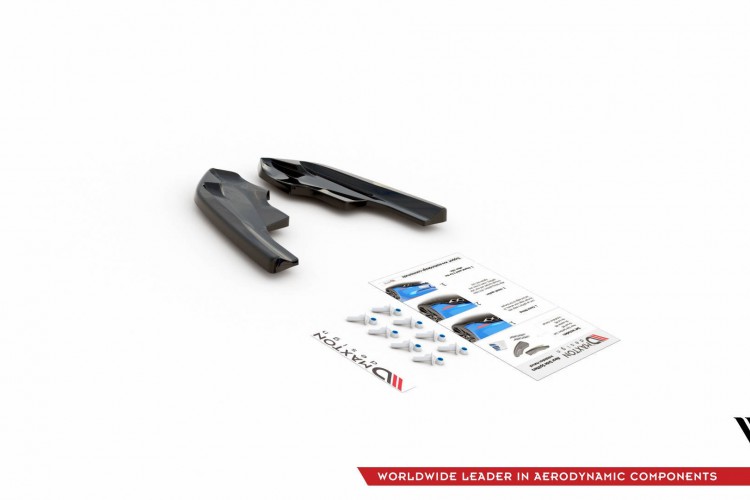 Πίσω Πλευρικοί Splitters V.4 για Volkswagen Golf R Hatchback Mk8 Facelift