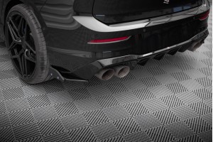 Rear Side Splitters V.5 + Flaps Volkswagen Golf R Mk8 Facelift