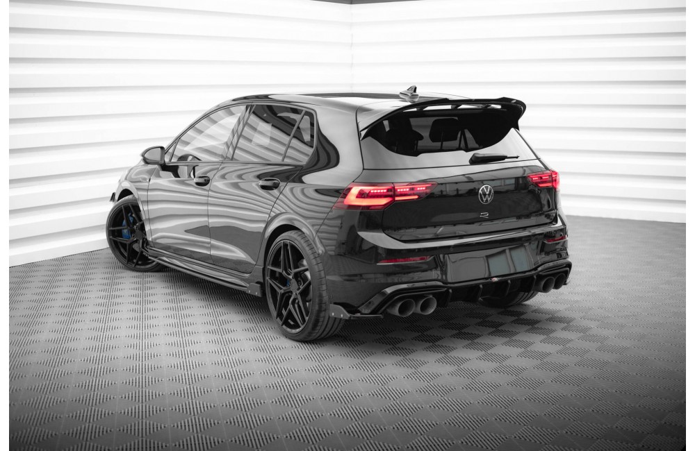 Rear Side Splitters V.6 + Flaps Volkswagen Golf R Mk8 Facelift