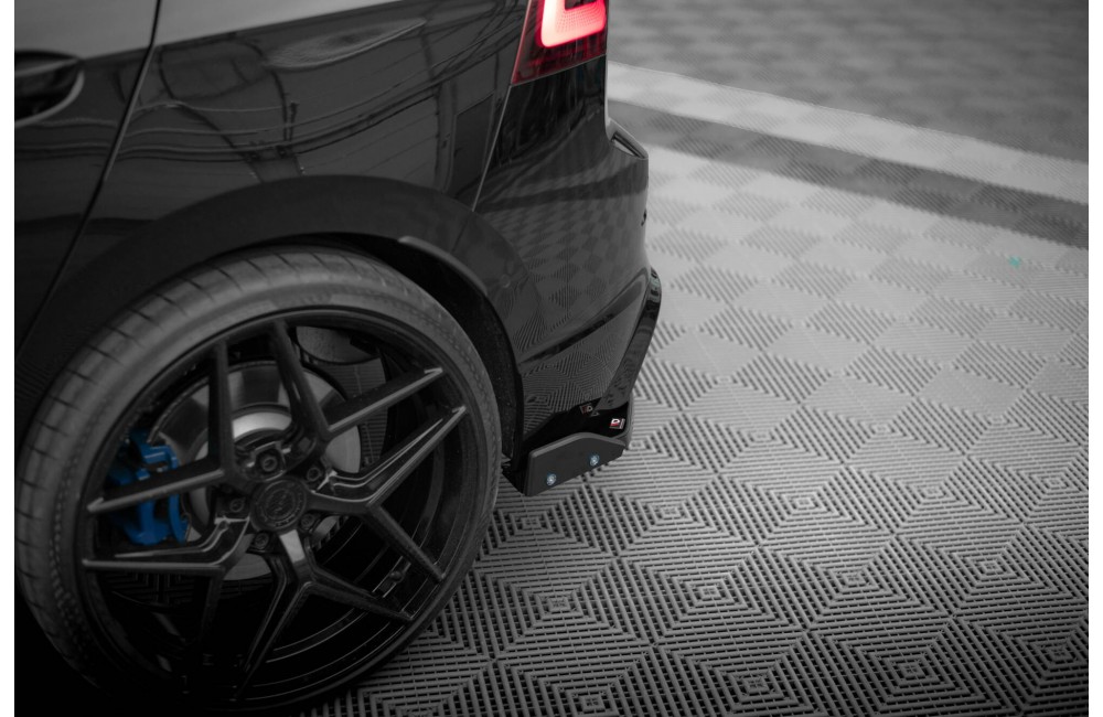 Rear Side Splitters V.6 + Flaps Volkswagen Golf R Mk8 Facelift