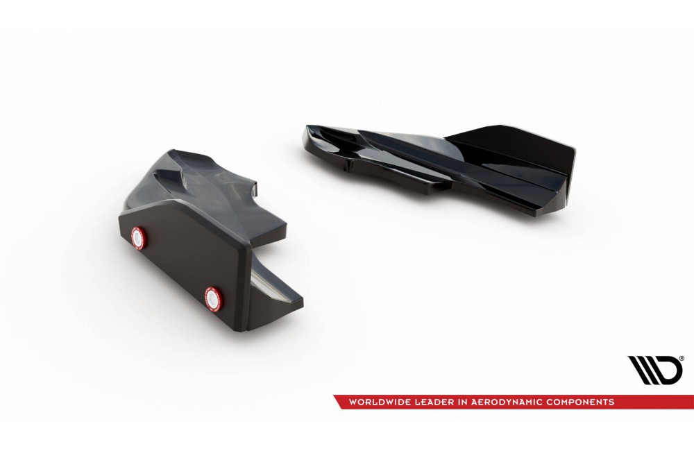 Rear Side Splitters V.6 + Flaps Volkswagen Golf R Mk8 Facelift