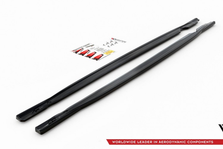 Side Skirts Diffusers V.1 Volkswagen Golf R Hatchback Mk8 Facelift
