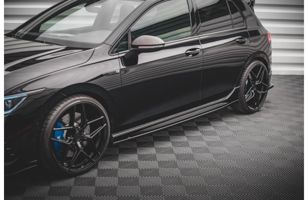 Side Skirts Diffusers V.2 Volkswagen Golf R Mk8 Facelift Side Skirts Diffusers V.2 Volkswagen Golf R Mk8 Facelift