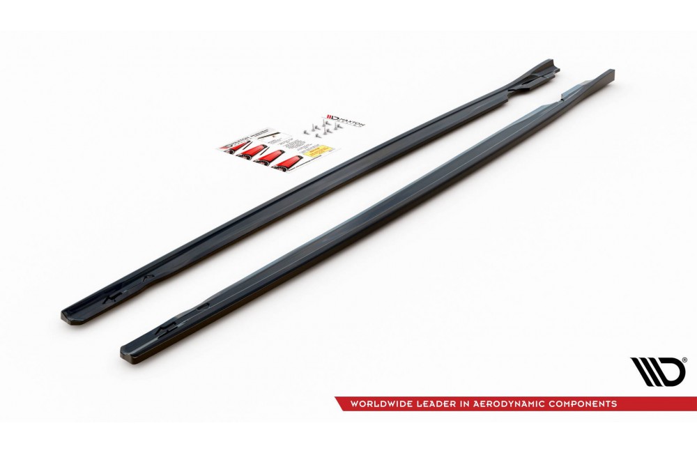 Side Skirts Diffusers V.2 Volkswagen Golf R Mk8 Facelift Side Skirts Diffusers V.2 Volkswagen Golf R Mk8 Facelift