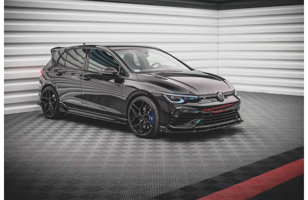 Side Skirts Diffusers V.2 + Flaps Volkswagen Golf R Mk8 Side Skirts Diffusers V.2 + Flaps Volkswagen Golf R Mk8