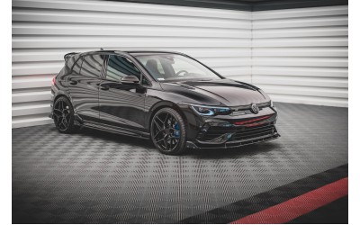 Side Skirts Diffusers V.2 + Flaps Volkswagen Golf R Mk8 Facelift