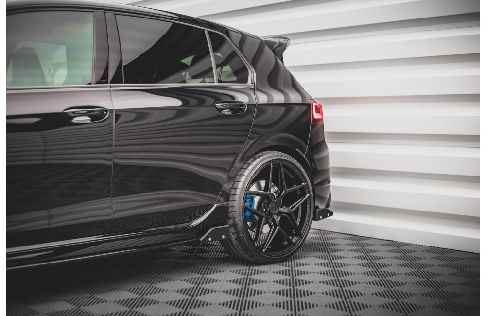 Side Skirts Diffusers V.2 + Flaps Volkswagen Golf R Mk8 Side Skirts Diffusers V.2 + Flaps Volkswagen Golf R Mk8