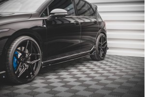 Side Skirts Diffusers V.2 + Flaps Volkswagen Golf R Mk8 Side Skirts Diffusers V.2 + Flaps Volkswagen Golf R Mk8