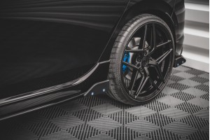 Side Skirts Diffusers V.2 + Flaps Volkswagen Golf R Mk8 Side Skirts Diffusers V.2 + Flaps Volkswagen Golf R Mk8