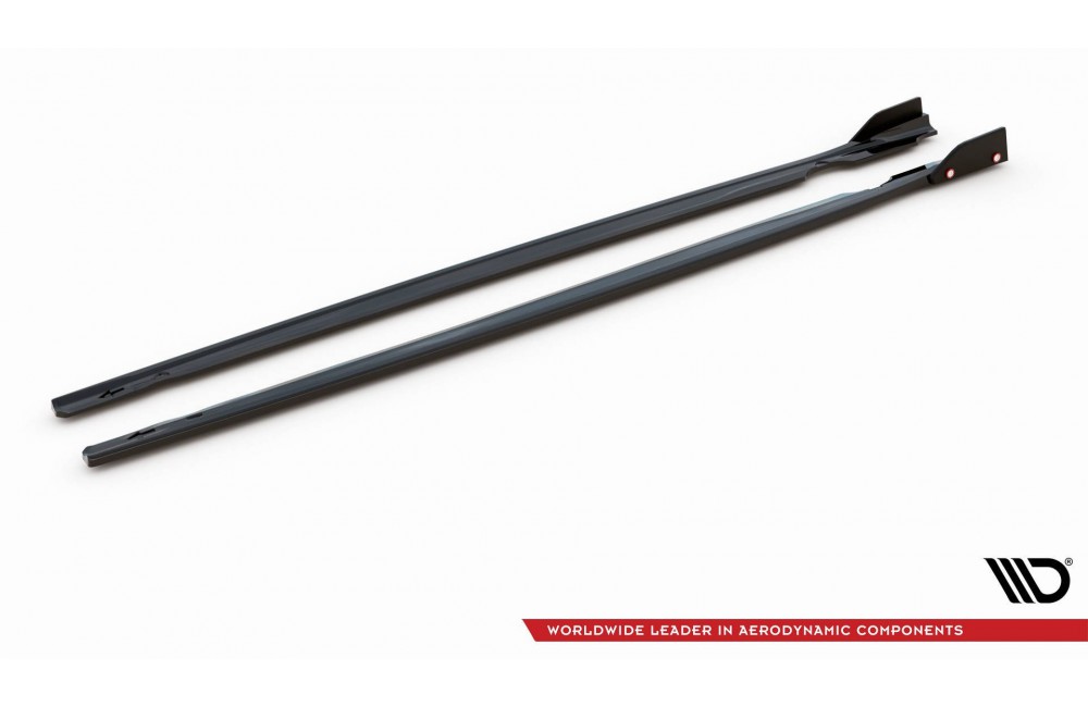 Side Skirts Diffusers V.2 + Flaps Volkswagen Golf R Mk8 Side Skirts Diffusers V.2 + Flaps Volkswagen Golf R Mk8