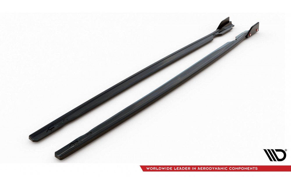 Side Skirts Diffusers V.2 + Flaps Volkswagen Golf R Mk8 Side Skirts Diffusers V.2 + Flaps Volkswagen Golf R Mk8