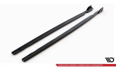Side Skirts Diffusers V.2 + Flaps Volkswagen Golf R Mk8