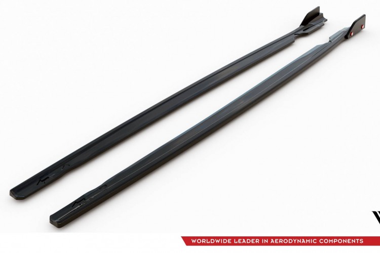 Side Skirts Diffusers V.2 + Flaps Volkswagen Golf R Hatchback Mk8 Facelift