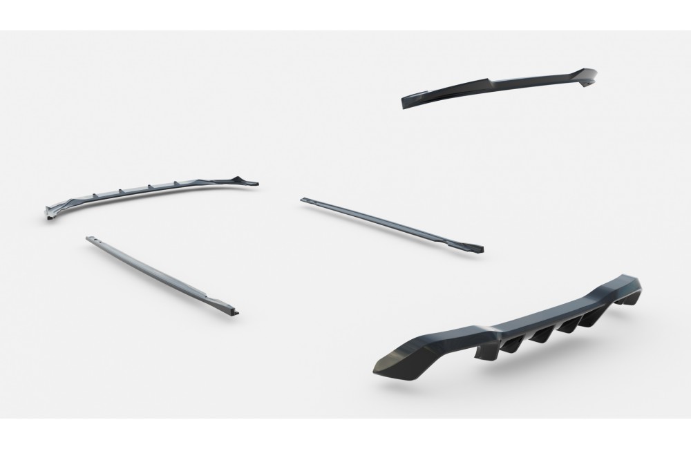 Set of Splitters Volkswagen Golf R Mk8