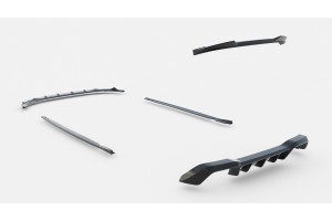 Set of Splitters Volkswagen Golf R Mk8