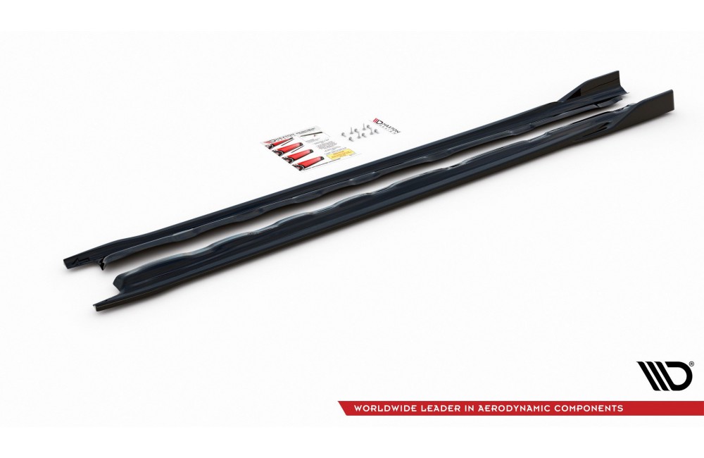Side Skirts Diffusers V.2 Volkswagen Golf Mk8 Side Skirts Diffusers V.2 Volkswagen Golf Mk8