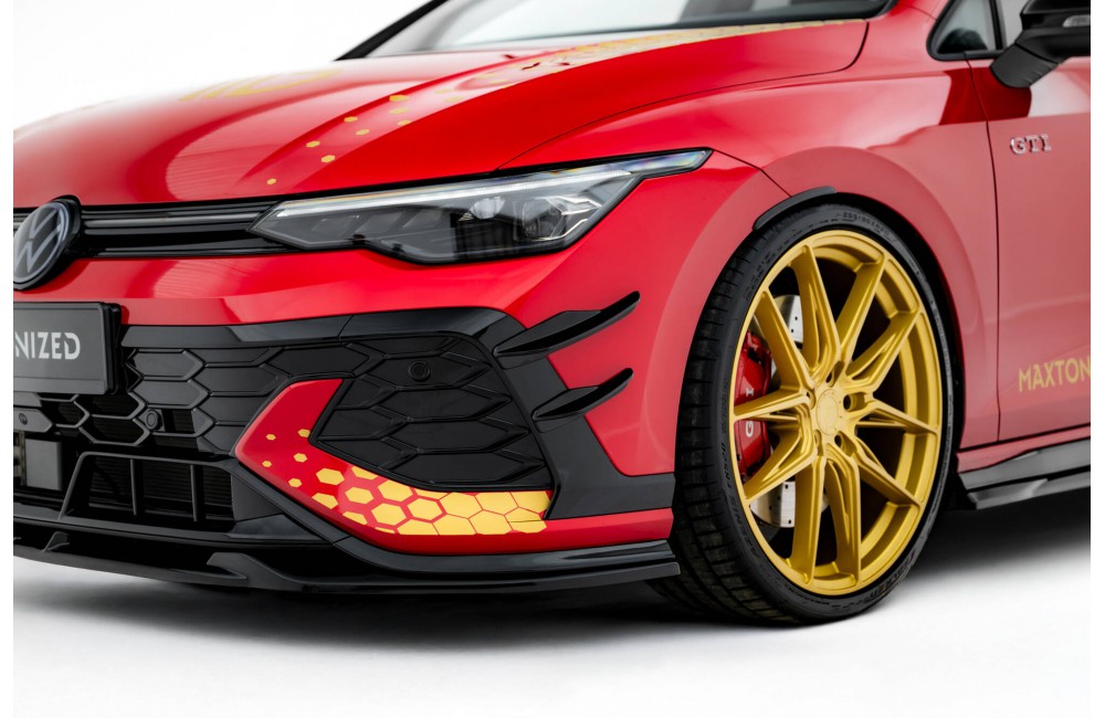 Front Bumper Wings (Canards) Volkswagen Golf GTI Clubsport Mk8 Facelift Front Bumper Wings (Canards) Volkswagen Golf GTI Clubsport Mk8 Facelift