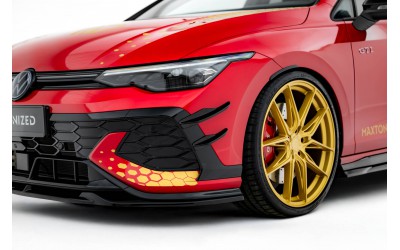 Front Bumper Wings (Canards) Volkswagen Golf GTI Clubsport Mk8 Facelift