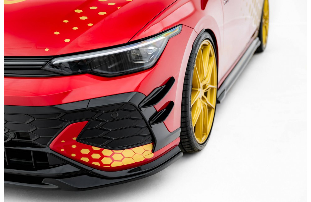 Front Bumper Wings (Canards) Volkswagen Golf GTI Clubsport Mk8 Facelift Front Bumper Wings (Canards) Volkswagen Golf GTI Clubsport Mk8 Facelift