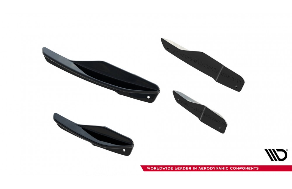 Front Bumper Wings (Canards) Volkswagen Golf GTI Clubsport Mk8 Facelift Front Bumper Wings (Canards) Volkswagen Golf GTI Clubsport Mk8 Facelift
