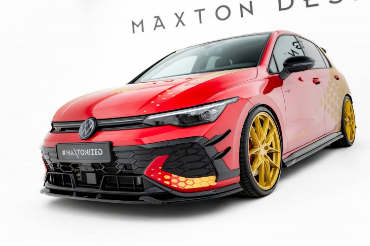 Splitter εμπρός V.1 Volkswagen Golf GTI Clubsport Mk8 Facelift