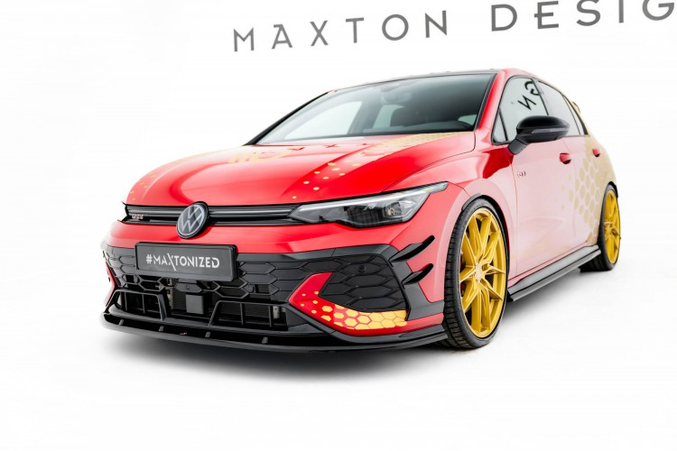 Splitter εμπρός V.2 Volkswagen Golf GTI Clubsport Mk8 Facelift