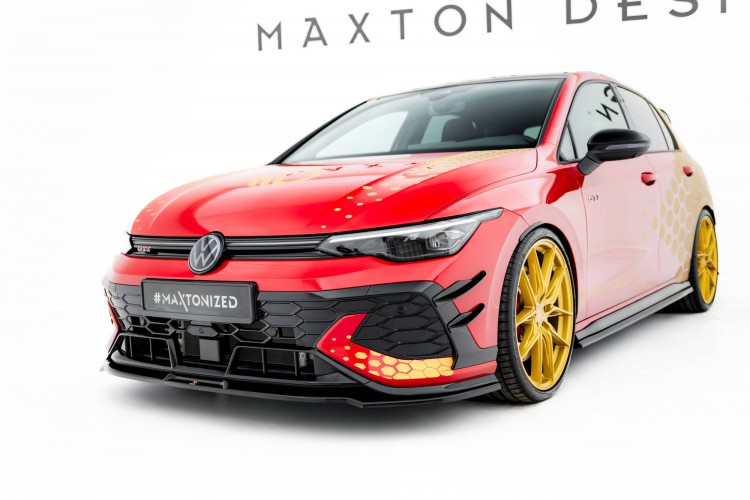 Splitter εμπρός V.3 Volkswagen Golf GTI Clubsport Mk8 Facelift