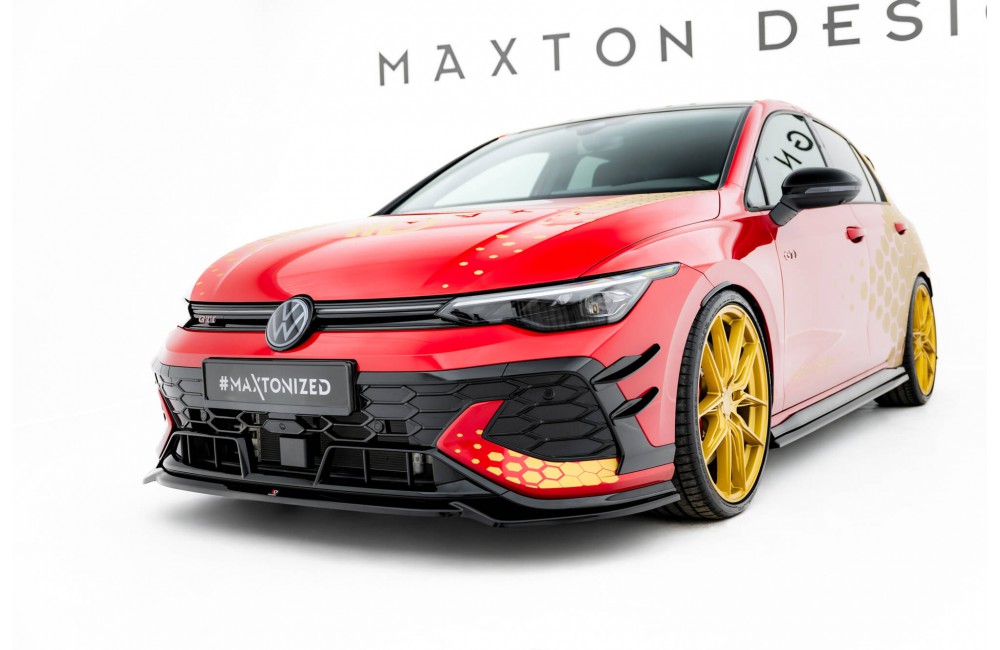 Front Splitter V.4 Volkswagen Golf GTI Clubsport Mk8 Facelift