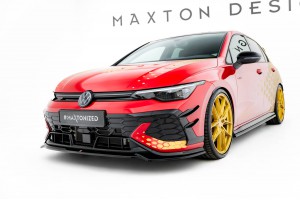 Front Splitter V.4 Volkswagen Golf GTI Clubsport Mk8 Facelift