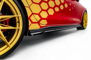 Side Skirts Diffusers V.1 Volkswagen Golf GTI Clubsport Mk8 Facelift Side Skirts Diffusers V.1 Volkswagen Golf GTI Clubsport Mk8 Facelift