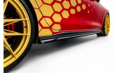 Side Skirts Diffusers V.1 Volkswagen Golf GTI Clubsport Mk8 Facelift