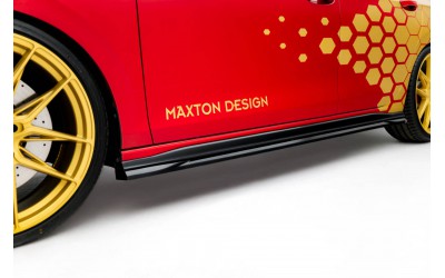 Side Skirts Diffusers V.1 Volkswagen Golf GTI Clubsport Mk8 Facelift