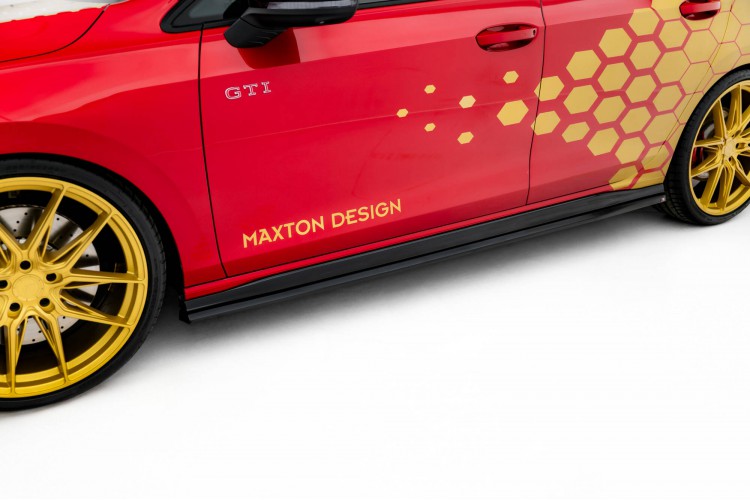 Πλαϊνές ποδιές Diffusers V.2 Volkswagen Golf GTI Clubsport Mk8 Facelift