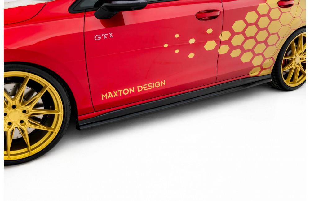 Set of Splitters V.2 Volkswagen Golf GTI Clubsport Mk8 Facelift