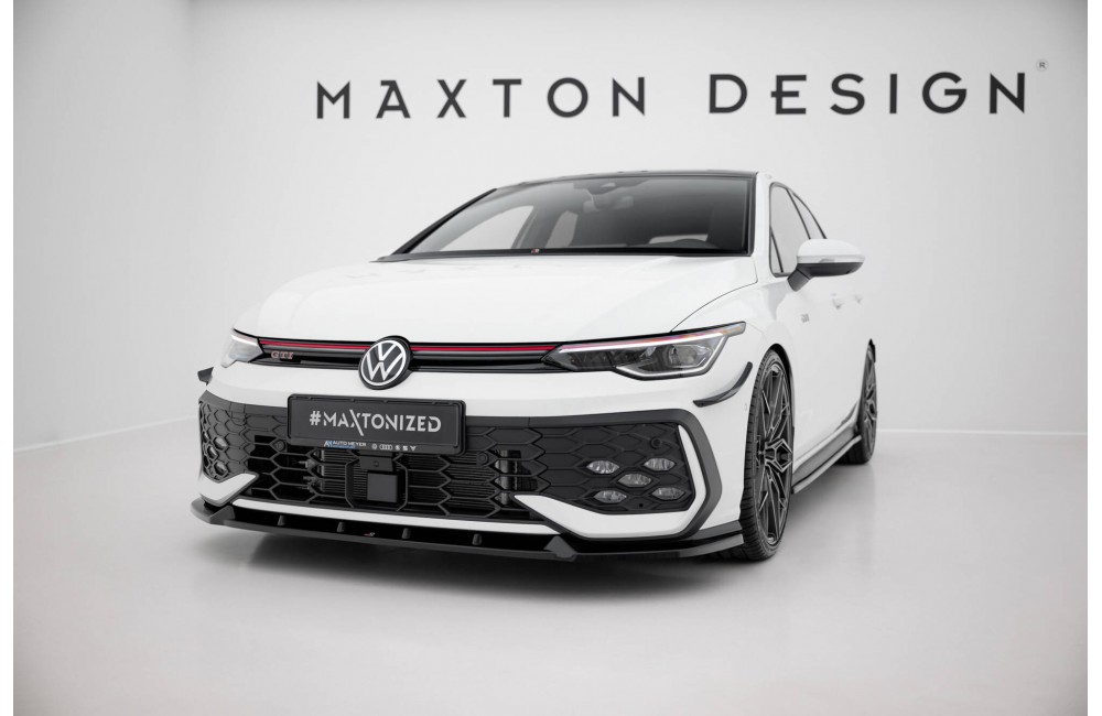 Front Splitter V.2 Volkswagen Golf GTI / GTE / R-Line Mk8 Facelift