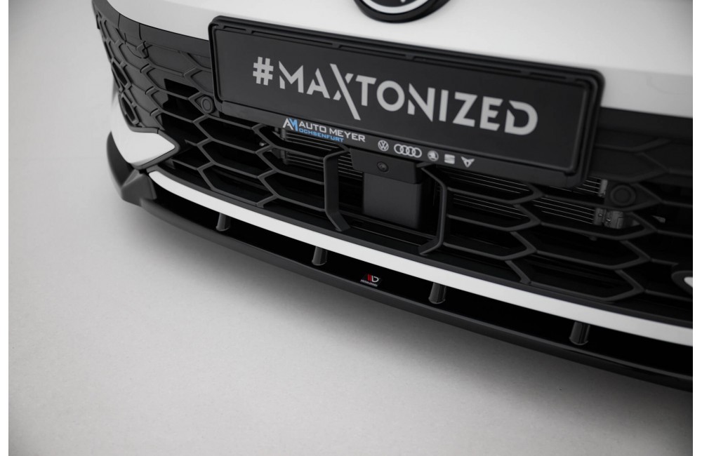 Front Splitter V.2 Volkswagen Golf GTI / GTE / R-Line Mk8 Facelift