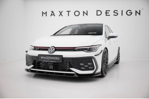 Front Splitter V.2 Volkswagen Golf GTI / GTE / R-Line Mk8 Facelift