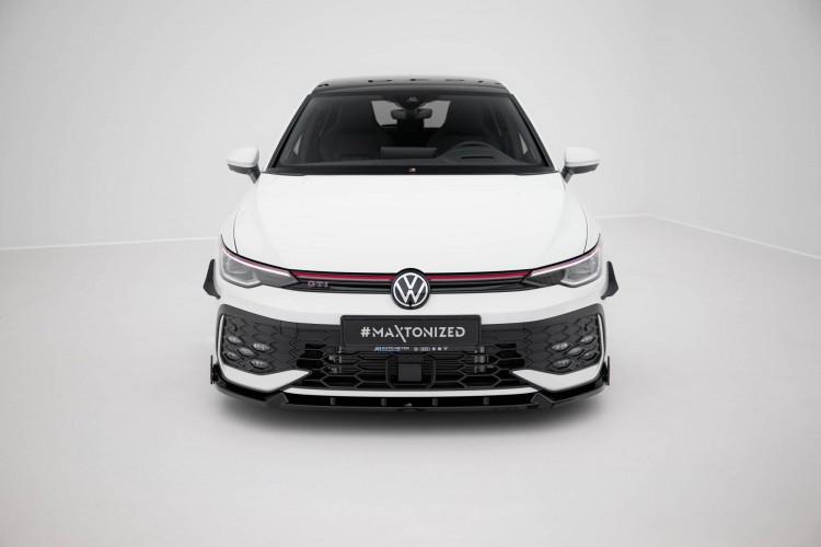 Μπροστινός Splitter V.2 + Flaps Volkswagen Golf GTI / GTE / R-Line Mk8 Facelift