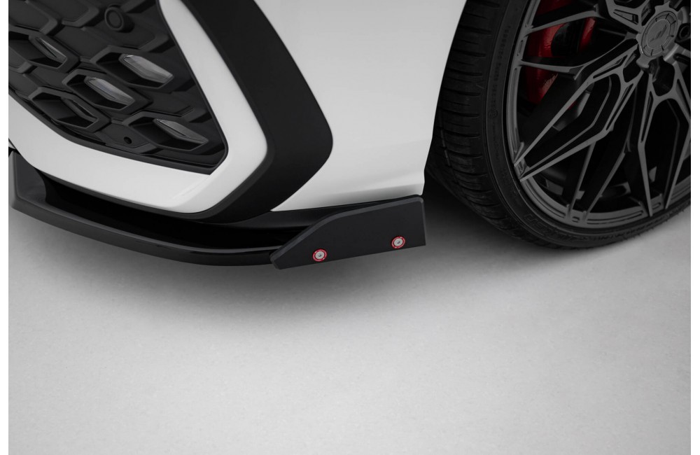 Front Splitter V.2 + Flaps Volkswagen Golf GTI / GTE / R-Line Mk8 Facelift