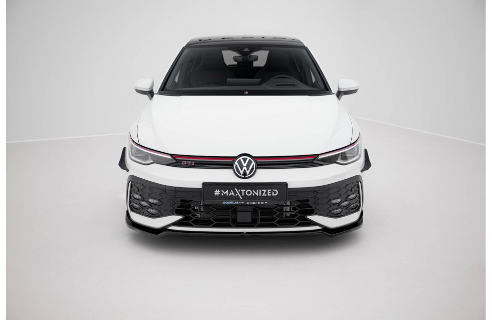 Front Splitter V.3 Volkswagen Golf GTI / GTE / R-Line Mk8 Facelift
