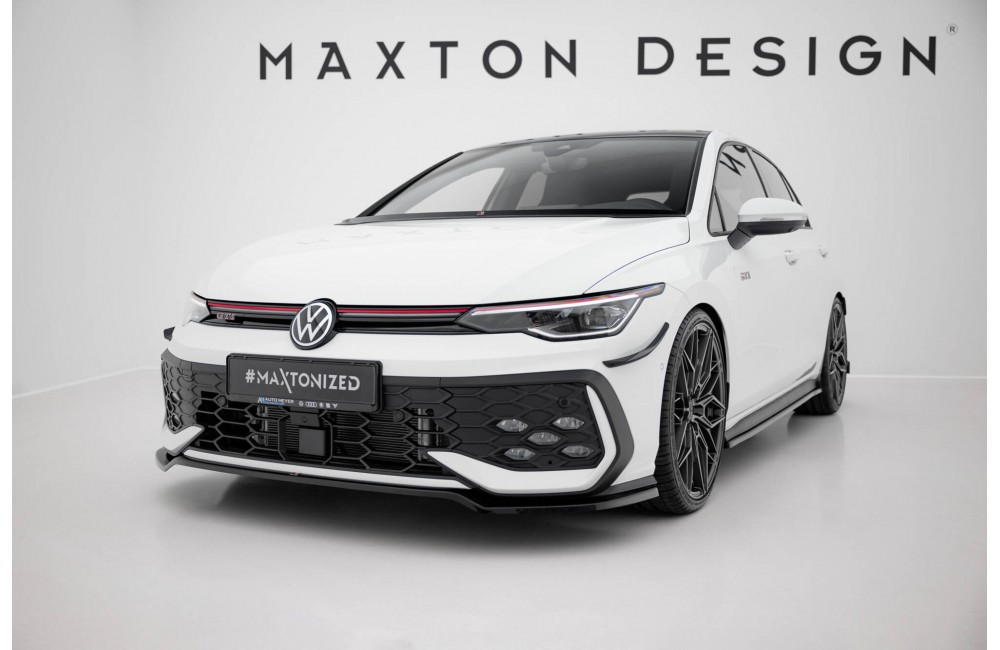 Front Splitter V.3 Volkswagen Golf GTI / GTE / R-Line Mk8 Facelift