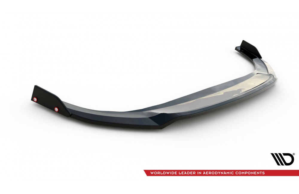 Front Splitter V.3 + Flaps Volkswagen Golf GTI / GTE / R-Line Mk8 Facelift