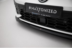 Front Splitter V.4 Volkswagen Golf GTI / GTE / R-Line Mk8 Facelift