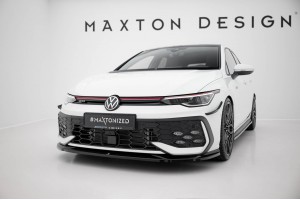 Front Splitter V.4 Volkswagen Golf GTI / GTE / R-Line Mk8 Facelift